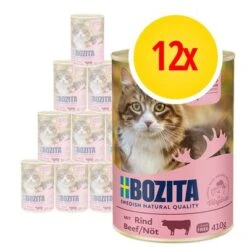 Bozita Comida Húmeda Para Gatos 12 X 400 G - Pack Ahorro