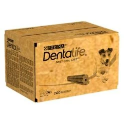 PURINA Dentalife Snacks Dentales Para Perros Pequeños (7-12 Kg) -Mascota Tienda 130105 pla purina dentalife t gliche zahnpflege snacks f r kleine hunde 60sticks hs 03 1