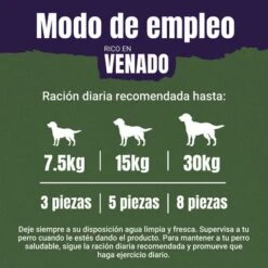 PURINA Adventuros Rico En Venado Con Granos Ancestrales -Mascota Tienda 142397 adventuros hundesnacks venison es 120g hs 05 4