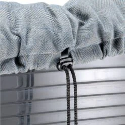 Cesta Ferplast Siesta Deluxe Negra Con Funda Sofá Tweed Azul 15 Cesta Ferplast Siesta Deluxe Negra Con Funda Sofá Tweed Azul -Mascota Tienda 144998 ferplast ueberzug sofa blau tweed 80 hs13 6