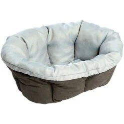 Cesta Ferplast Siesta Deluxe Negra Con Funda Sofá Tweed Azul 17 Cesta Ferplast Siesta Deluxe Negra Con Funda Sofá Tweed Azul -Mascota Tienda 144998 pla ferplast ueberzug sofa blau tweed gr 4 hs 02 jpg 3 1