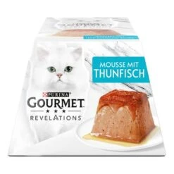 Gourmet Revelations Mousse 48 X 57 G -Mascota Tienda 190444 nestle sparpaket gourmet revelations mousse katzenfutter lachsthunfisch hs 03 3