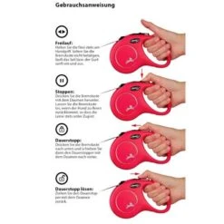 Correa Extensible Flexi New Classic Con Cinta De 5 M -Mascota Tienda 198003 flexi new classic gurt leine s schwarz hs5 5