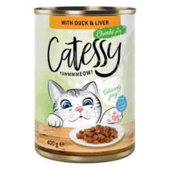 Nuevos lanzamientos -Mascota Tienda 1 28346 pla catessy gravy duck 400g 0