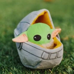 Disney Star Wars Baby Yoda En La Cuna Juguete Para Perros -Mascota Tienda 216712 texstar starwars babyyoda cradle hs 03 1