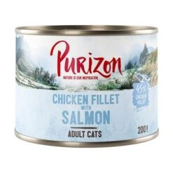 Purizon Adult 6 X 200 G Comida Húmeda Para Gatos, Sin Cereales