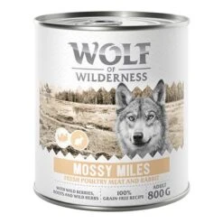 Wolf Of Wilderness Expedition 6 X 800 G -Mascota Tienda 2309 wow poultry based mossy miles 800g front 1000x1000 7