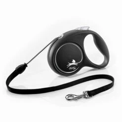 Correa Extensible Flexi Black Design Con Cordón De 5 M -Mascota Tienda 253796 flexi black design seilleine schwarz medium 5m hs 02 9