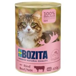 Bozita Comida Húmeda Para Gatos 12 X 400 G - Pack Ahorro 7 Bozita Comida Húmeda Para Gatos 12 X 400 G - Pack Ahorro -Mascota Tienda 289296 pla bozita beef pate catcat 400g hs 01 8