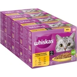 Whiskas 7+ Años 48 X 85 G En Bolsitas -Mascota Tienda 355710 pla mars whiskas senior 7 gefluegelauswahl sauce 3 1