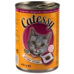 Catessy Bocaditos 12 X 400 G En Latas -Mascota Tienda 373821 catessy gelee lamm 8