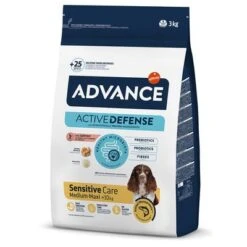 Advance Medium-Maxi Sensitive Con Salmón Y Arroz -Mascota Tienda 397602 pla affinityadvdog medmaxsensitivesalmon hs 01 6