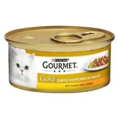 Gourmet Gold Bocaditos En Salsa 24 X 85 G -Mascota Tienda 50336 pla purina gourmet zarte haeppchen huhnleber 85g 2