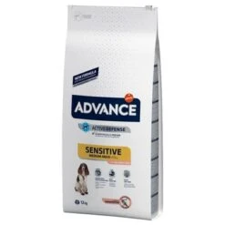 Advance Medium-Maxi Sensitive Con Salmón Y Arroz -Mascota Tienda 53009 pla advance adult sensitivsalm n 12kg hs 01 0