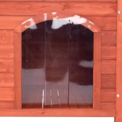 Caseta De Madera Woody Con Puerta Para Perros -Mascota Tienda 55518 woody flachdach fg 8298 9