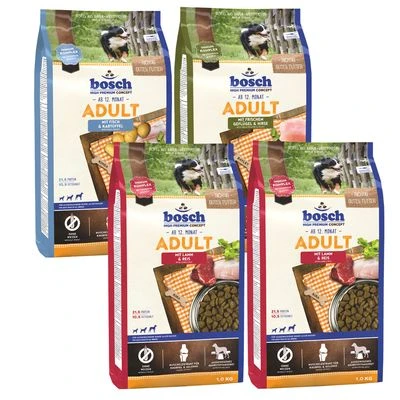 Bosch Adult Pienso Para Perros Pack Mixto 4 X 1 Kg 2 Bosch Adult Pienso Para Perros Pack Mixto 4 X 1 Kg - Imagen 2