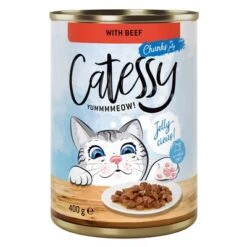 Catessy Bocaditos 12 X 400 G En Latas -Mascota Tienda 59434 pla catessy jelly beef 400g 9