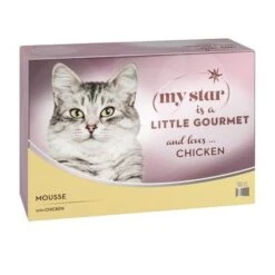 My Star Mousse Gourmet En Latas 24 X 85 G Para Gatos -Mascota Tienda 89145 pla mystar littlegourmet mousse chicken 12x85g 4