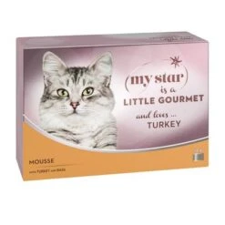 My Star Mousse Gourmet En Latas 24 X 85 G Para Gatos -Mascota Tienda 89147 pla mystar littlegourmet mousse turkey 12x85g 2