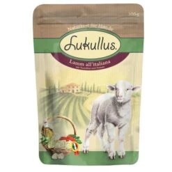 Pack Ahorro Lukullus Bolsitas 24 X 300g -Mascota Tienda lukullus pouch italien 4
