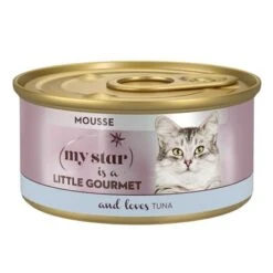 My Star Mousse Gourmet En Latas 24 X 85 G Para Gatos -Mascota Tienda mystar littlegourmet mousse tuna 85g 8