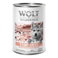 Wolf Of Wilderness Expedition Junior 6 X 400 G -Mascota Tienda poultry jr beef 400g 6