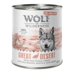 Wolf Of Wilderness Free Range 6 X 400 G / 800 G - Pack De Prueba -Mascota Tienda wow freerange greatdesert 800g 1000x1000 9