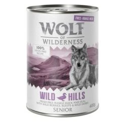 Wolf Of Wilderness Free Range Senior 12 X 400 G - Pack Ahorro -Mascota Tienda wow freerange senior wildhills 400g 1000x1000 2