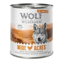 Wolf Of Wilderness Free Range 6 X 800 G