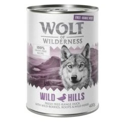 Wolf Of Wilderness Free Range 6 X 400 G / 800 G - Pack De Prueba -Mascota Tienda wow freerange wildhills 400g 1000x1000 7