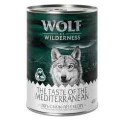Wolf Of Wilderness The Taste Of 6 X 400 G -Mascota Tienda wow tasteof mediterranean 400g 1000x1000 1 1